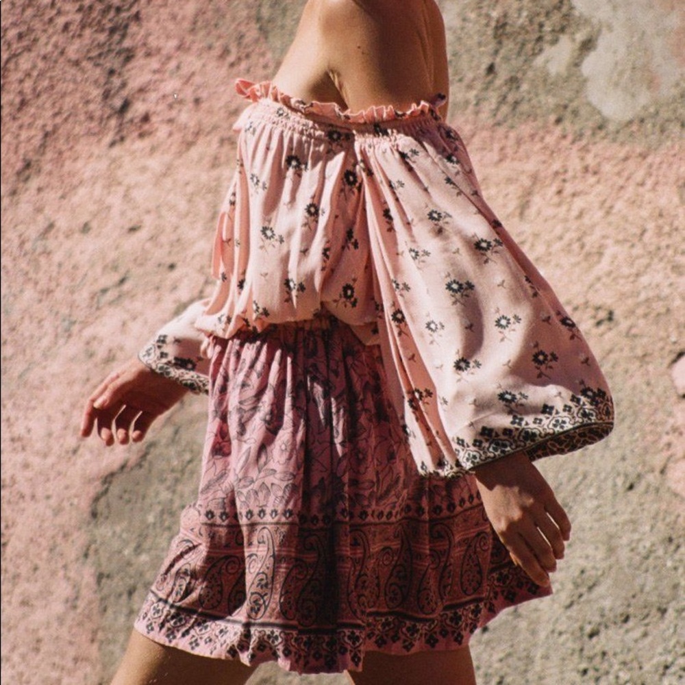 💞SOLD💞Lionheart off shoulder mini